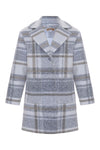 Cappotto a Quadri Grigio - Cappotto BLASIE Kocca