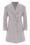 Cappotto bambina grigio con cintura - Cappotto TOYOYO Kocca