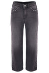 Jeans Grigi Borchiati - Pantalone Denim DIDRIK Kocca