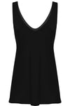 Camiseta tirantes largos escote pico - CANOTTA HUBALD