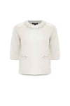 Maglia con dettagli in perle - Maglia M/L Anouska Kocca