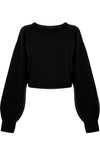Maglia crop in lana e cachemire - Maglia M/L Ane Kocca