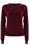 Pull manches longues à col V - Pull  M/L JORINDA