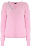 Maglia con dettaglio in pietre - Maglia M/L Con Applicazione Blakys