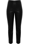 Sophisticated full length leather style trousers - Trousers MAREN