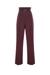 Pantaloni con fascia alta in vita e cintura - Pantaloni Fidele Kocca