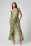 Abito monospalla con stampa foliage - Abito AWATX Kocca RTW