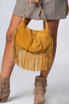 Borsa in suede con frange - Borsa FRANGEX Kocca