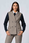 Gilet doppiopetto pied de poule - Gilet Doppio Petto BELUSX Kocca RTW