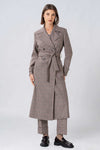 Trench lungo in fantasia check - TRENCH  BEKLONGX Kocca RTW