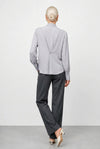 Blusa de mujer con lazo al cuello y manga larga - Blusa CLEMENT