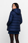 Doudoune pour femme matelassée avec capuche et zip - Veste Piumino SHYMONNE