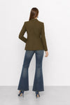 Single-breasted blazer with notched lapels and flap pockets - ELVETIA Jacket