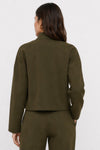 Ensemble tailleur avec veste à col V et pantalon ample - Veste FERNAND