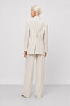 Tailored suit set with a pinstripe blazer and trousers - GRAZYANA Jacket