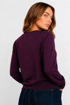Pull femme à col en V profond en viscose et laine - Pull CHRISTOPHE