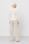 Women's jumper with a round neckline and long sleeves - JUNIN Jersey