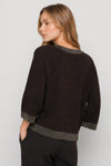 Relaxed crew neck jumper in viscose, wool and cashmere - HERCULES Jersey