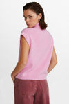 Maglia dolcevita da donna senza maniche con spilla - Maglia S/L RODOLFO