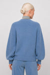 Knitted cardigan with a round neckline and large buttons - CALLINICO Jersey
