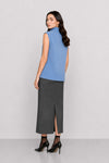 Maglia dolcevita senza maniche in mohair a costine - Maglia S/M CALPURNIA
