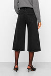 Pantaloni in denim a gamba larga con applicazioni - Pantalone Denim ALIPIO
