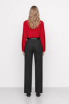 Tailored trousers with a pleated high waist and straight leg - LUPPO Trousers
