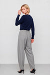 Pantaloni da donna in viscosa con coulisse in vita - Pantalone CORNELIO