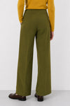 Wide-leg trousers with a high waist and side pockets - CRISPOLO Trousers