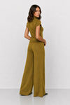 Set dolcevita a coste e pantaloni ampi in viscosa e lana - Set Maglia M/M+Pantalone MACROBIO