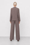 Ensemble blouse à col V et pantalon large à taille haute - Set Blusa Pantalon NATANIO