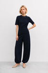 Set blusa con borchie e pantalone a gamba larga - Set Blusa+Pantalone RIGO