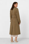 Trench doppiopetto da donna in cotone con cintura - Trench ISABEU