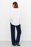 Blusa da donna a maniche lunghe con fiocco al collo - Blusa CARINAX