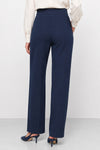 Pantalón de vestir recto de tiro alto con bolsillos - Pantalones BLUX