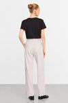 High-waisted wide-leg trousers with buttoned cuffs - Trousers SPICEX