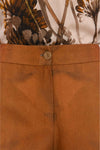 Wide-leg trousers with a high waist and button closure - Trousers LICHENX