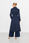 Trench lungo doppiopetto da donna con cintura - Trench Lungo BURBYX
