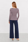 Haut rayé à manches longues de style marin - T-shirt SAILORX