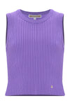 Canotta aderente in maglia a costine - CANOTTA IN MAGLIA ZANITA Kocca Girls