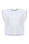 T-shirt con mostrine e bottone - T SHIRT M/M TOMMY Kocca Girls