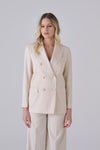 Blazer doppiopetto - GIACCA A RIGHE ASTREEX Kocca