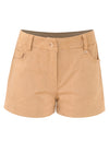 Pantaloncini effetto camoscio con tasche e vita media - SHORT WOLF