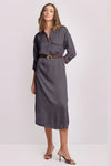 Chic shirt-style long dress - Dress  CLARALIE