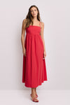Robe sans manches longues détail nœud - Robe JASMYN