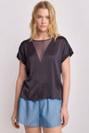 Blusa con inserto - BLUSA CLINTON