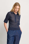 Blusa con colletto a vela - Blusa NERINA Kocca