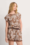 Blusa girocollo fantasia tropical - Blusa ERMELINDA Kocca