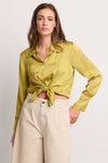 Camicia in viscosa con nodo - Camicia KARALIPPO Kocca