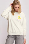 Felpa in cotone con stampa - FELPA M/L MALFREDE